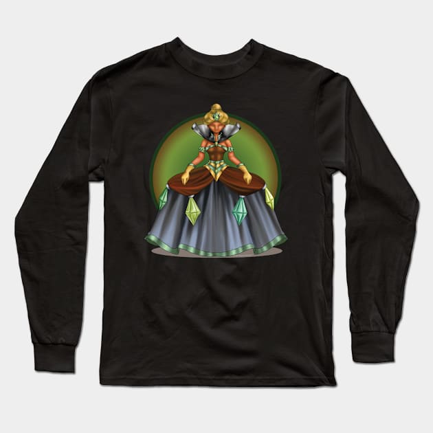 Lady of Earth Long Sleeve T-Shirt by Keltaria